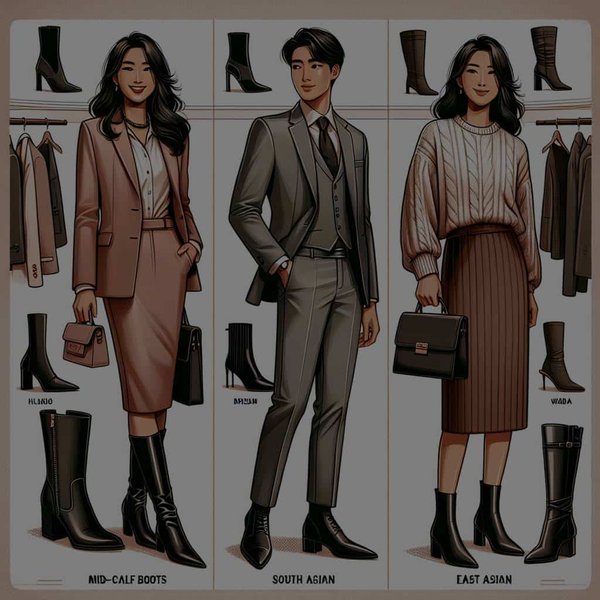 What Are the Best Strategies for Wearing Mid-Calf Boots with Professional Attire?