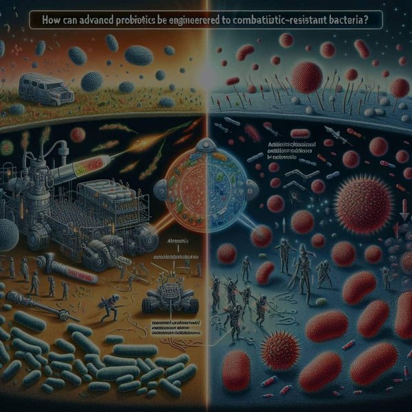 How Can Advanced Probiotics Be Engineered to Combat Antibiotic-Resistant Bacteria?